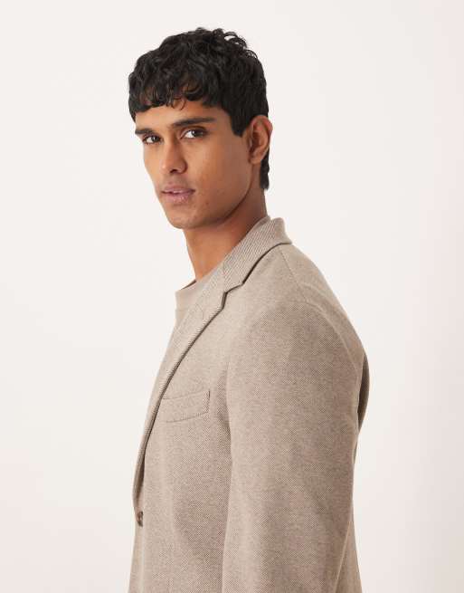 Mango - Tweed blazer in ecru, 4 van 5