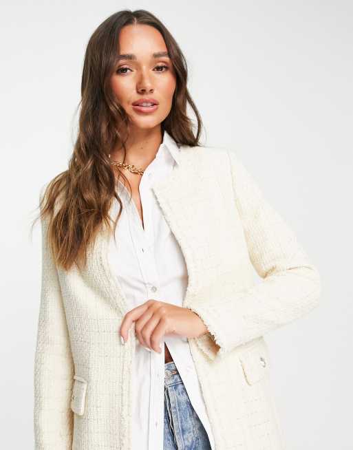 Cream Tweed Jacket