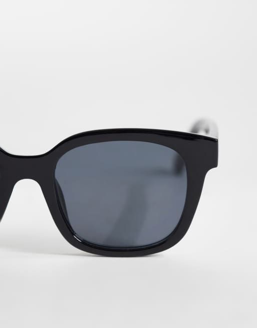 Mango – Übergroße Cat-Eye-Sonnenbrille in Schwarz, 2 von 3