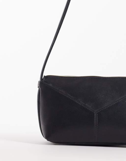 Mango – Usztywniana czarna torebka crossbody, 3 z 4