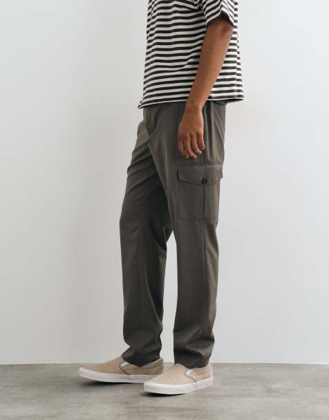 Mango utility trouser in mushroom - view 1