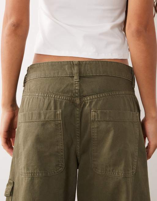 Mango utilityjeans i khaki, 5 av 5