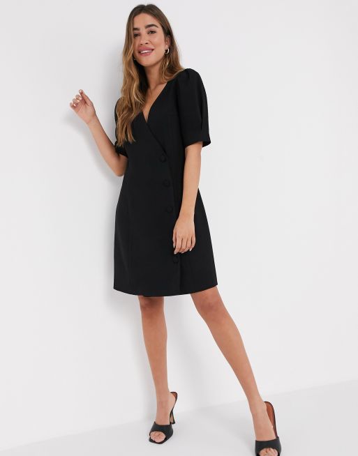 Mango v hot sale neckline dress