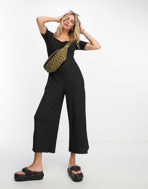 Mango ribbed best sale knit jumpsuit