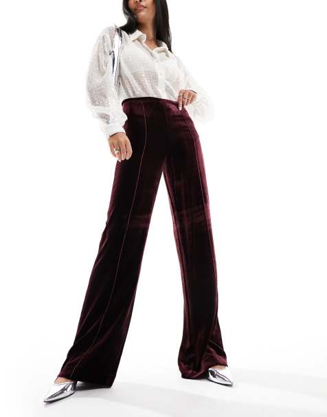 Page 8 - Women's Wide-Leg Trousers, Black, High-Waist & Linen