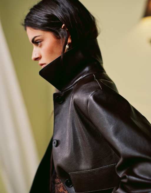 Veste Similicuir Mango Veste Fille Blouson En Simili-cuir Fille