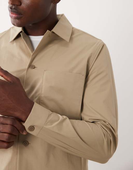 Mango - Veste de sport respirante et infroissable - Taupe, 3 de 5