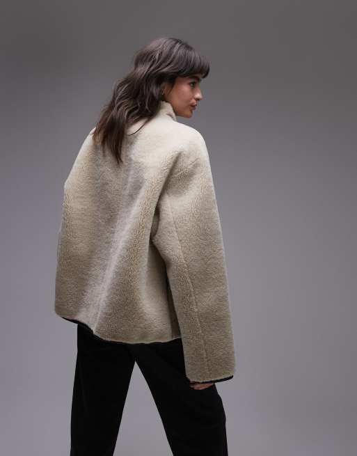 Mouton Mango Manteau Imitation Mouton Veste Mouton Mango S Vêtements