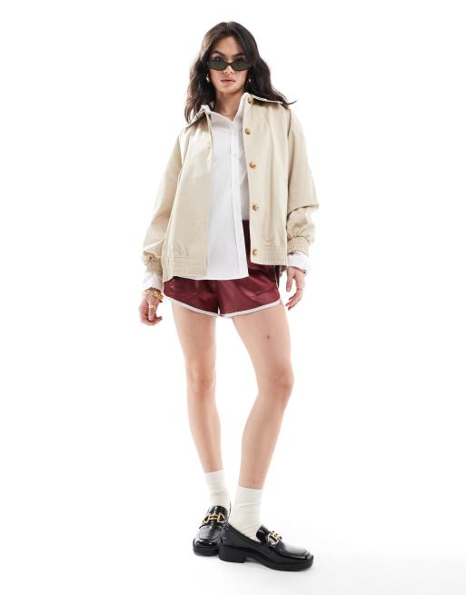 Mango Veste legere Beige ASOS