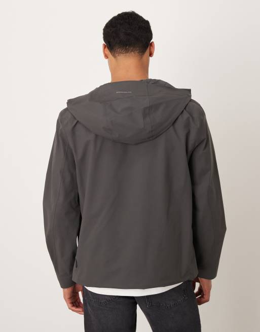 Mango - Veste légère zippée à capuche - Kaki, 3 de 5