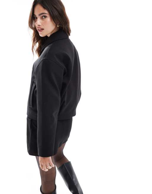 Mango - Veste zippée - Noir