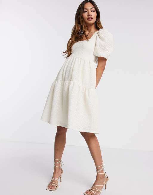 Mango on sale cream dress