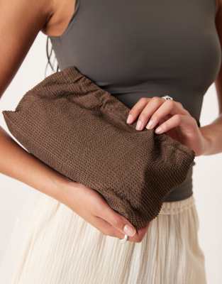 Mango Waffle Texture Cosmetic Pouch