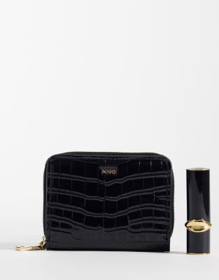 Mango Wallet In Black