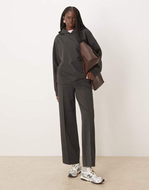 Mango - Wasabi - Sweat à capuche d'ensemble en jersey - Anthracite, 2 de 4