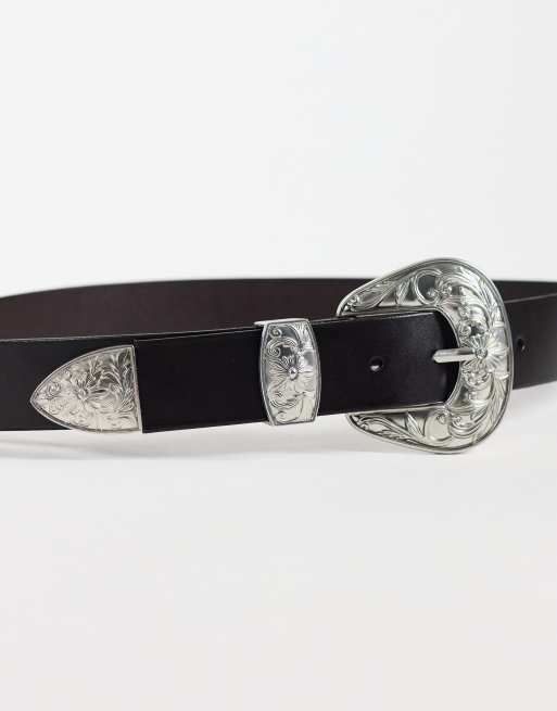 Mango western belt in brown, 2 of 3