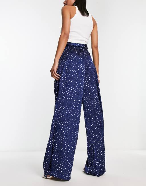 High waisted store polka dot pants