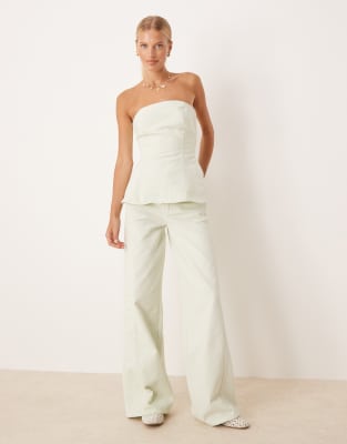 Mango Wide Leg Mid-waist Jeans