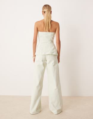 Mango Wide Leg Mid-waist Jeans