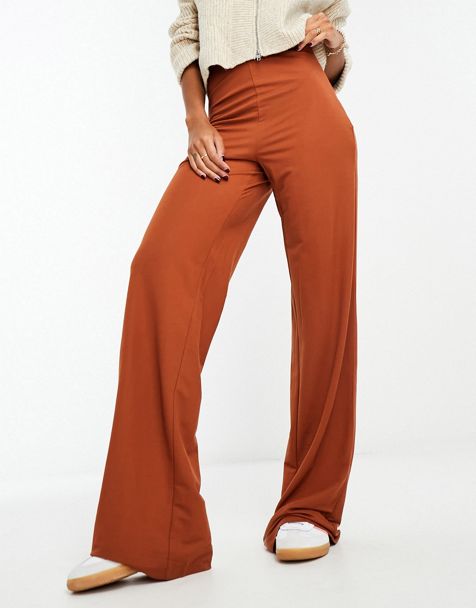 Daisy Street Y2K high waist bengaline flare pants with vintage