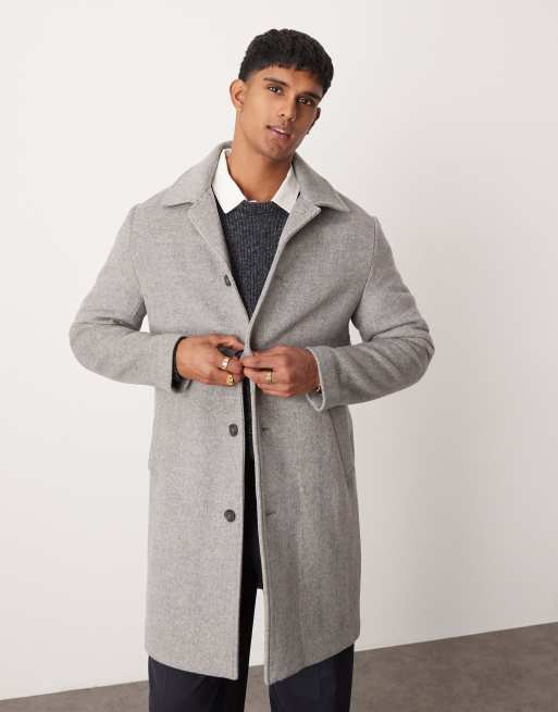 Mango grey coat hotsell