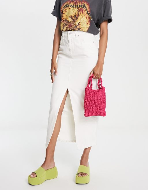 Mango woven bag in pink, 2 of 4