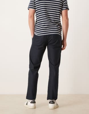 Mango Woven Sweatpants In Blue