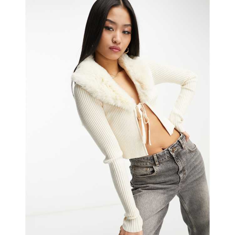 Cardigan fur on sale