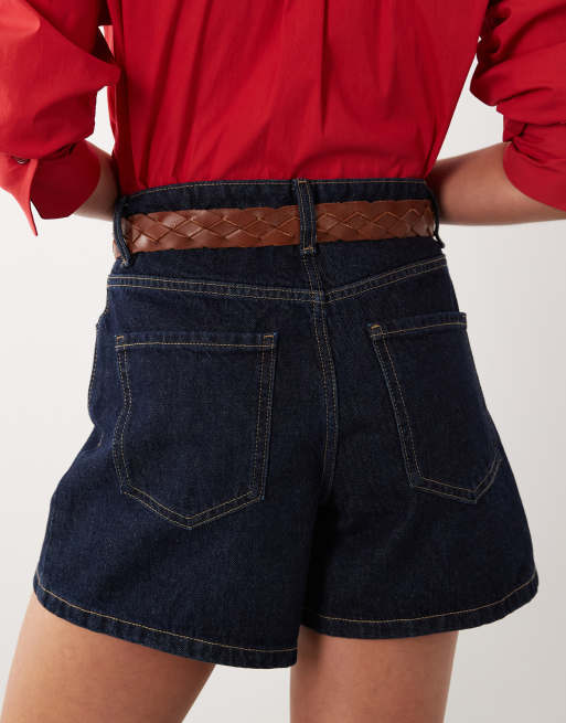 Mango x Hailey Bieber – Brązowy pleciony pasek ze skóry 100%, 3 z 3