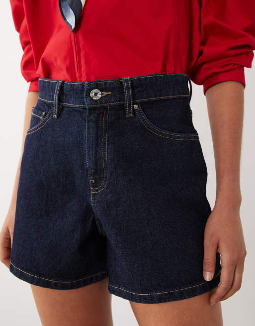 Mango x Hailey Bieber – Jeansowe szorty w kolorze indygo, 5 z 5