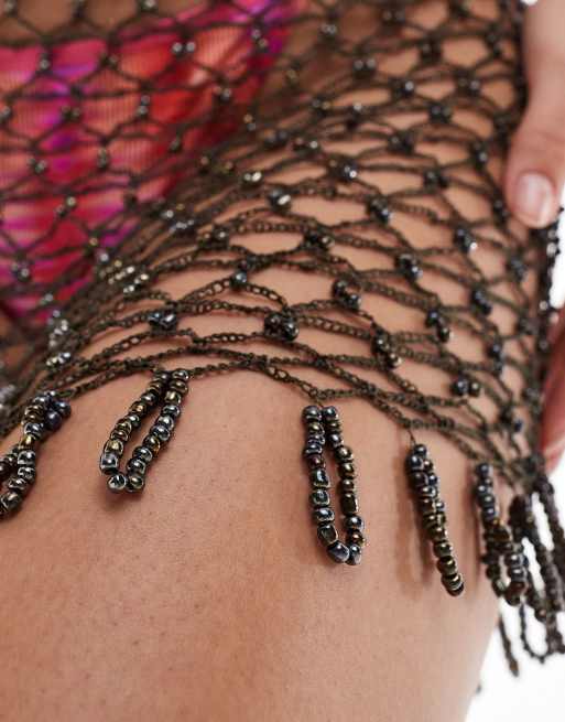 mango black beaded dress Mac Duggal Collection - Pink Embellished Strapless Gown With Sculptural Drape
