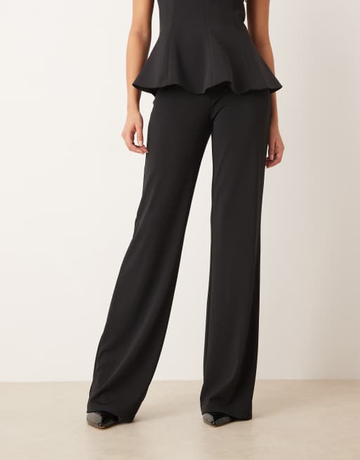 Mango - Xcamilo - Rechte broek in zwart, deel van co-ord set, 3 van 5
