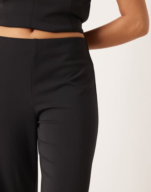 Mango – Xcamilo – Svarta, raka byxor, del av set, 5 av 5