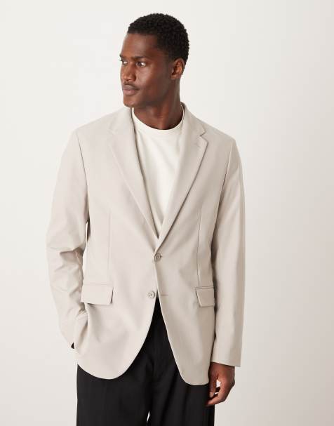 Mango - Zurich - Blazer d'ensemble habillé - Beige - view 1