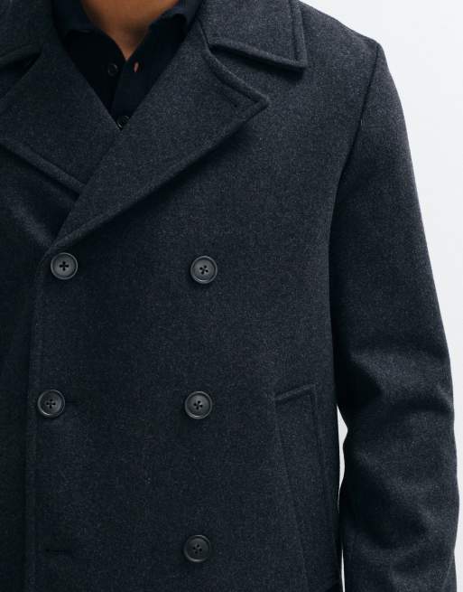 Mango zweireihige, taillierte Jacke in Anthrazit, 3 von 5