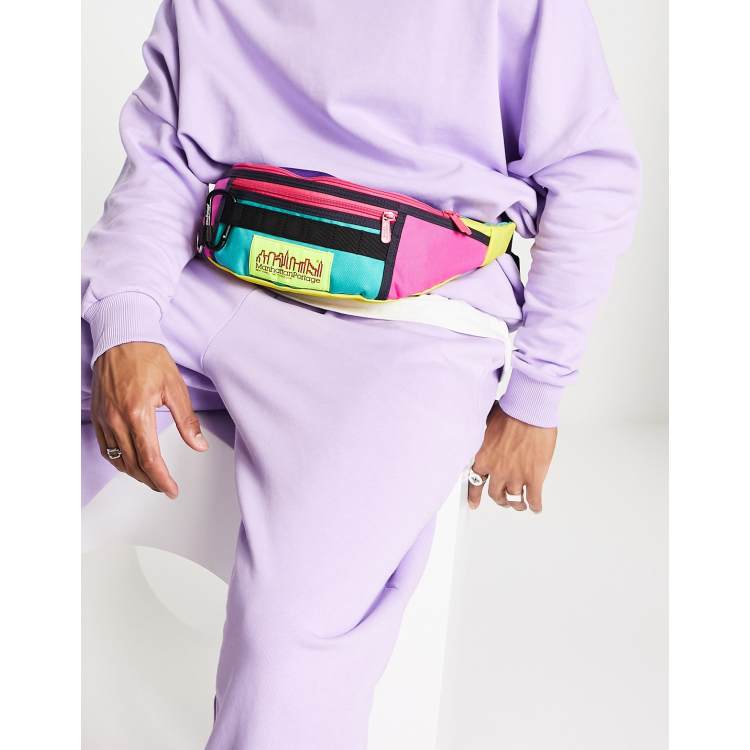 Pink and discount green fanny pack