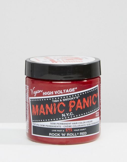 Manic Panic NYC Classic Semi Permanent Hair Color Cream - Classic Rock N  Roll Red