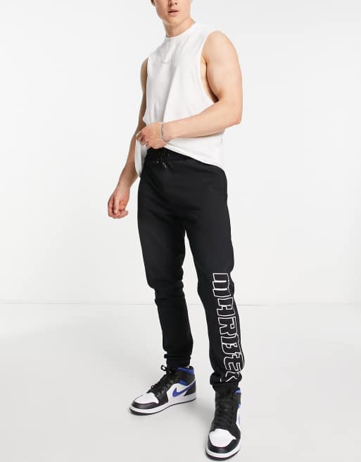 Large Logo Printed Jogging Bottoms