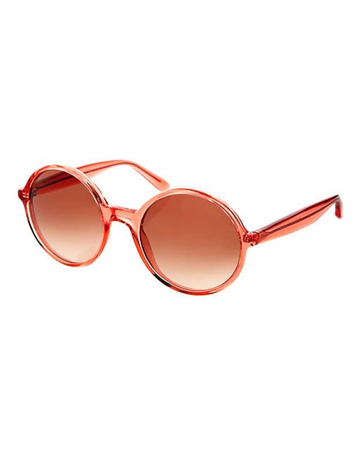 Marc by Marc Jacobs – Runde Sonnenbrille in Korall
