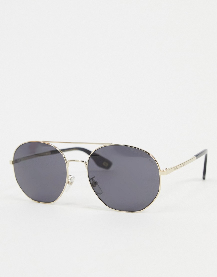 Marc Jacobs 327/S aviator style sunglasses-Black