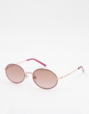 Marc Jacobs – 408/S – Runde Sonnenbrille-Rosa