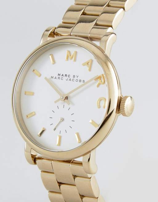 Marc jacobs discount gold watch womens