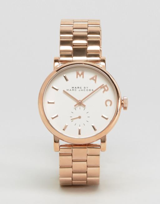 Marc by marc 2025 jacobs watch rose gold