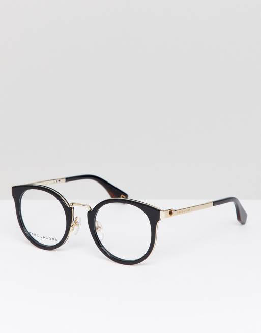 Marc Jacobs cat eye optical frames with demo lenses in black | ASOS