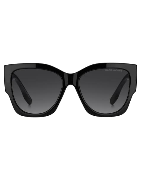 Marc Jacobs cat eye sunglasses in black  - view 1