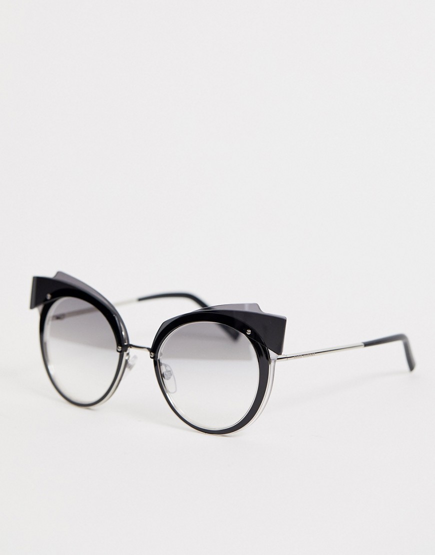 Marc Jacobs - Cat eye-zonnebril in zwart met zilver