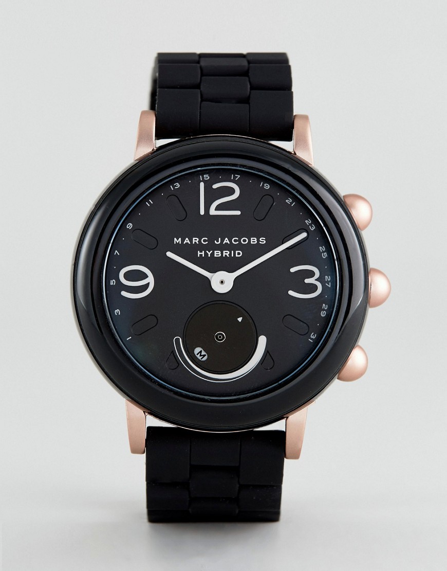 Marc Jacobs Connected MJT1006 Hybrid smart watch in wit-Zwart