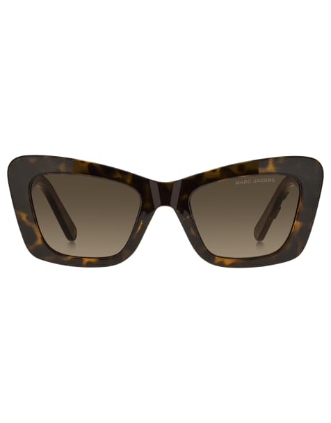 Marc Jacobs - Lunettes de soleil à monture œil-de-chat - Marron havane - view 1