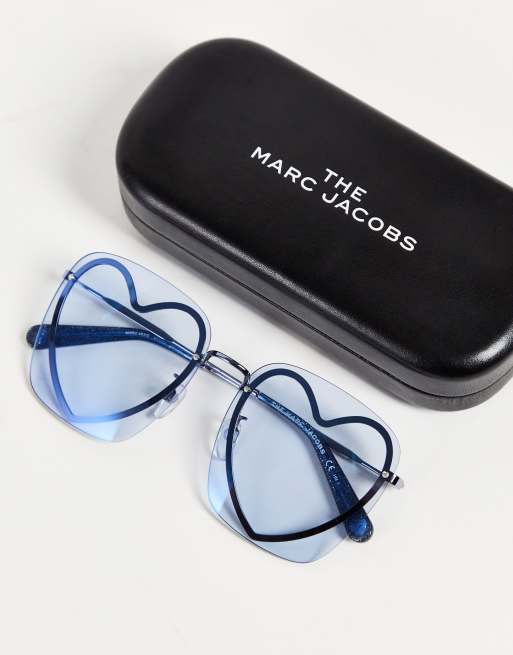 Marc Jacobs - Lunettes de soleil carrées en forme de cœur - Violet 493/S, 4 de 4