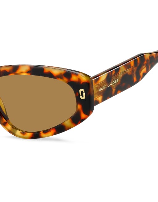 Marc Jacobs lunettes de soleil Marc jac sun œil de chat avec verres marron en marron, 4 de 7